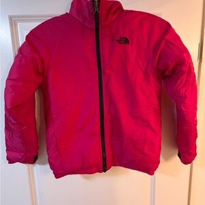 The North Face Kids' Bright Pink Jacket, small 7/8